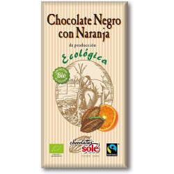 Chocolate Negro 56% con naranja Ecológico 100 g Chocolate Negro 56% con naranja Ecológico 100 g