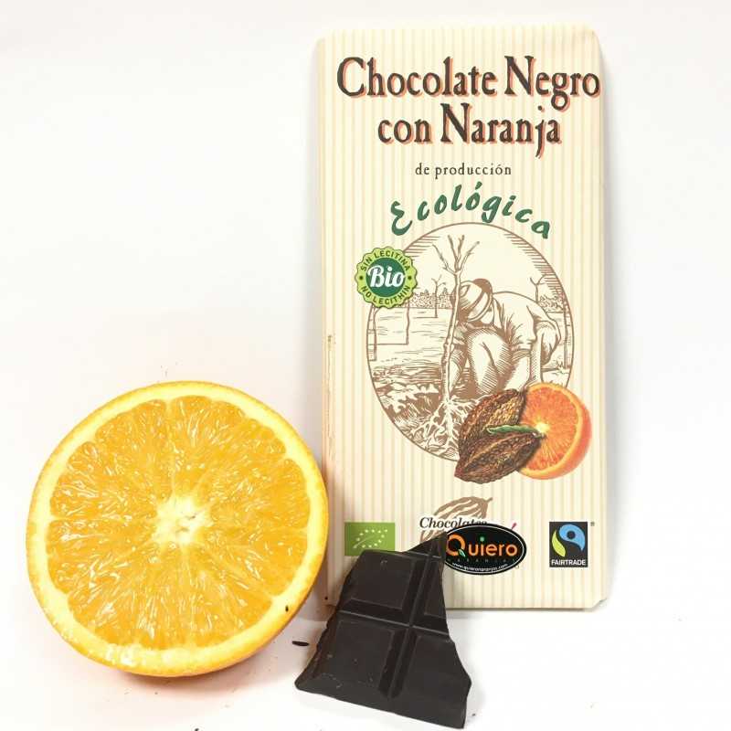 Chocolate Negro 56% con naranja Ecológico 100 g