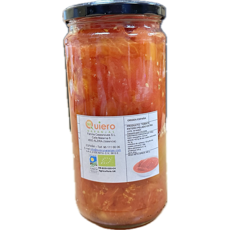 Tomate entero en Conserva Bio