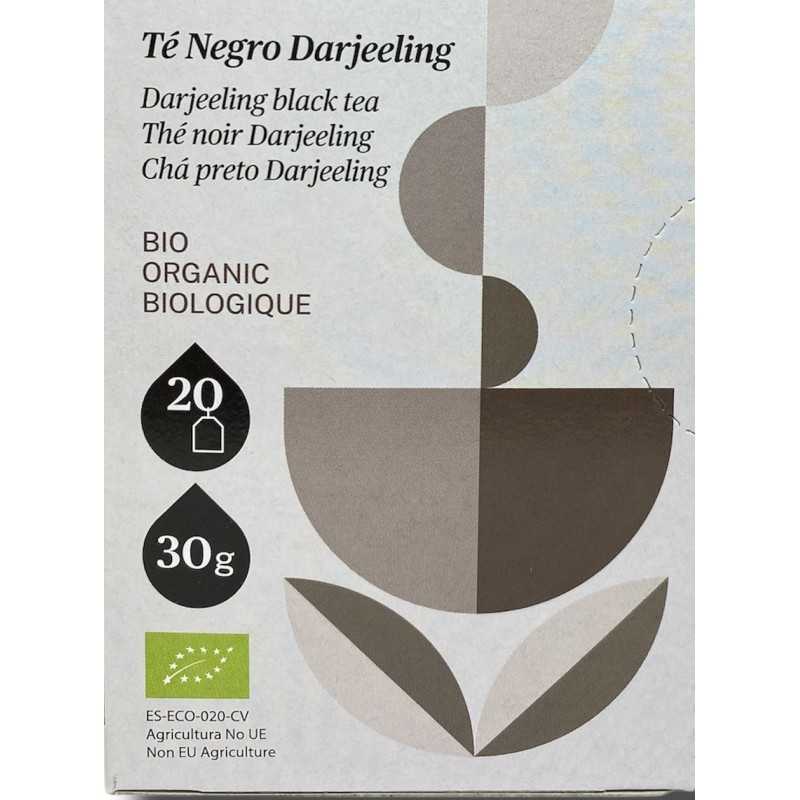 Té Negro Darjeeling Ecológico 30 g (20 bolsitas) | Té negro del Himalaya con aroma intenso