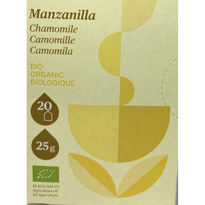 Manzanilla ecológica – 20 bolsitas (30 g) | Infusión natural relajante
