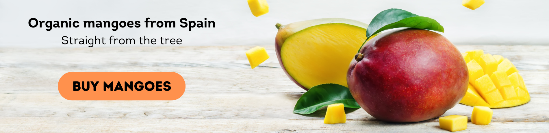 Organic mangoes – From Spain, grown by a farmer friend we support